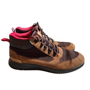 TOMS 13 Men Waterproof Skully Hiking Boots Lace Up Outdoors Brown